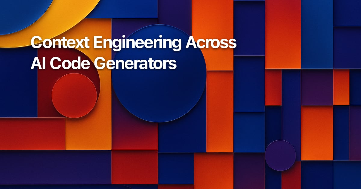 AI Code Generators and Context Engineering
